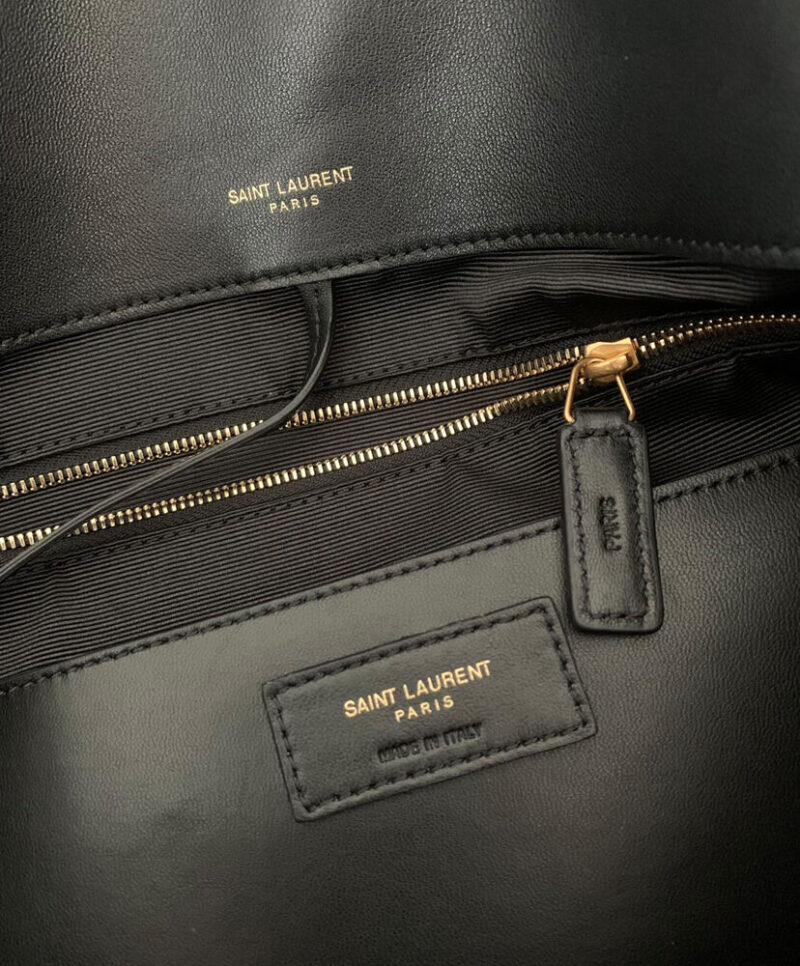 Saint Laurent Jamie 4.3 In Lambskin Black
